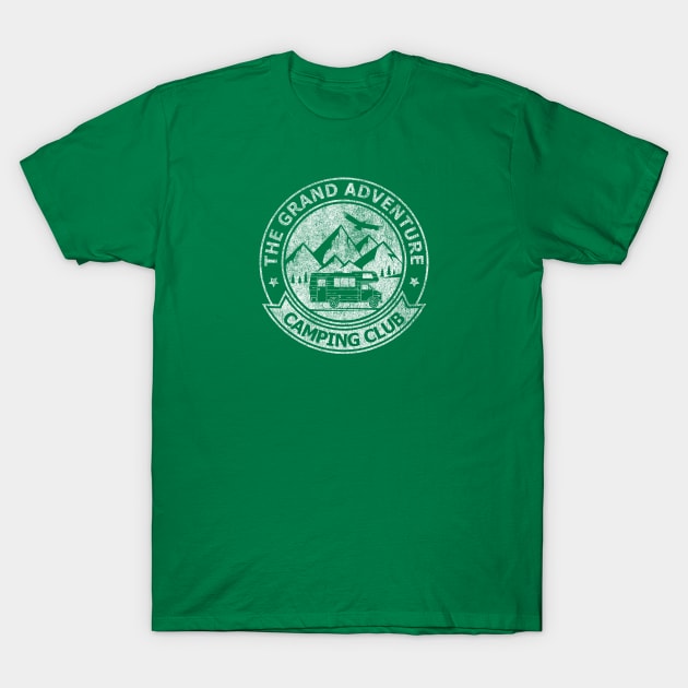 The Grand Adventure Camping Club Apparel T-Shirt by bahama mule